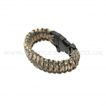 Wrist Band Tactical Tan Two Tone with Flute